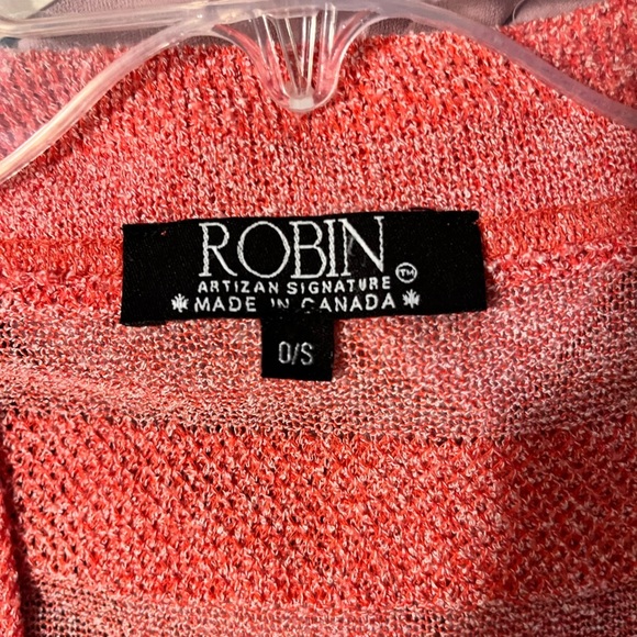 Robin Artizan Signature Open Front Cardigan. Made in Canada. One Size (M/L) - Picture 2 of 14